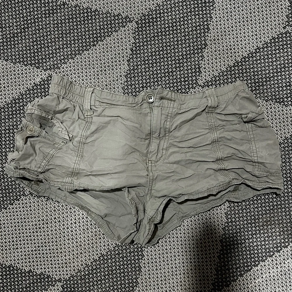 BDG Women's Cargo Shorts in Gray - Picture 1 of 5